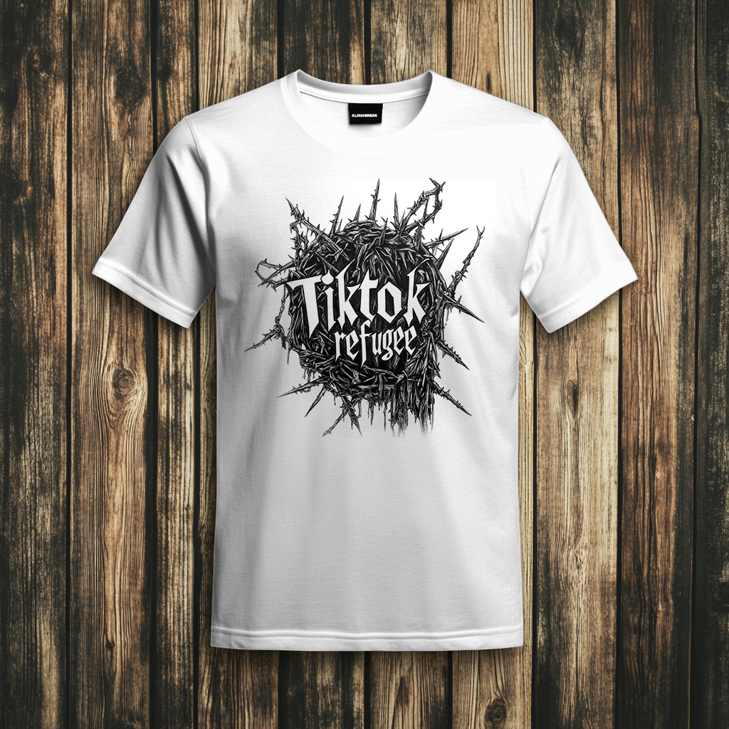 Refugee T-Shirt Men's Fashion high quality 