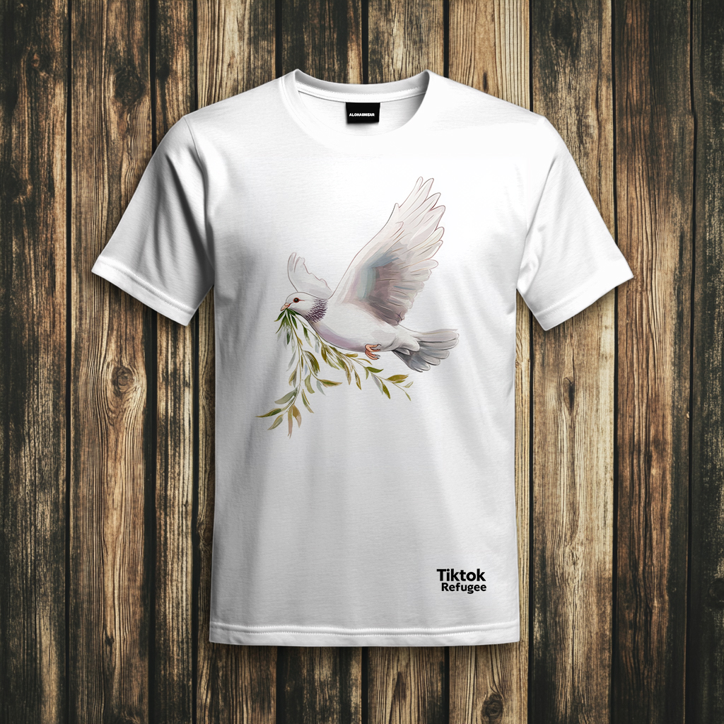 Refugee T-Shirt Men's Fashion high quality 