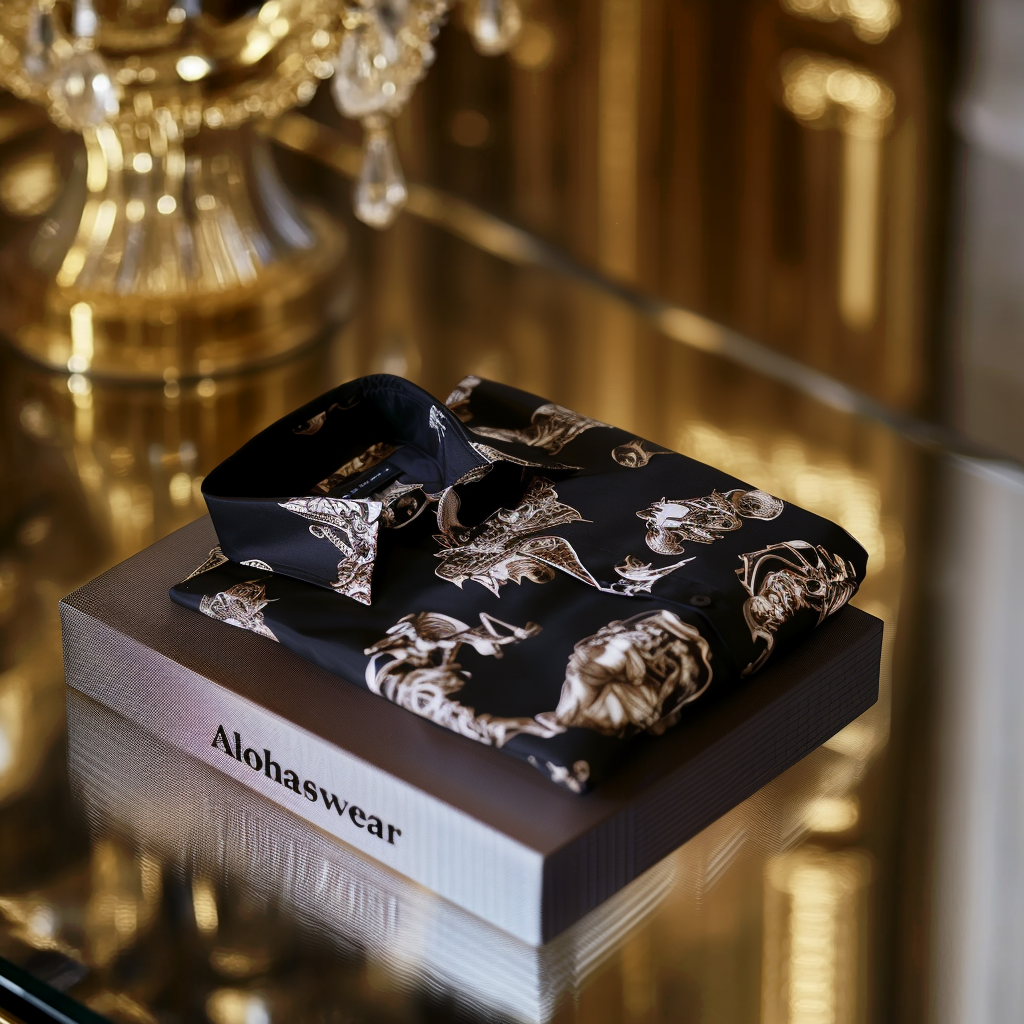 Halloween Palace aristocratic Luxury men's fashion high quality Suits shirt