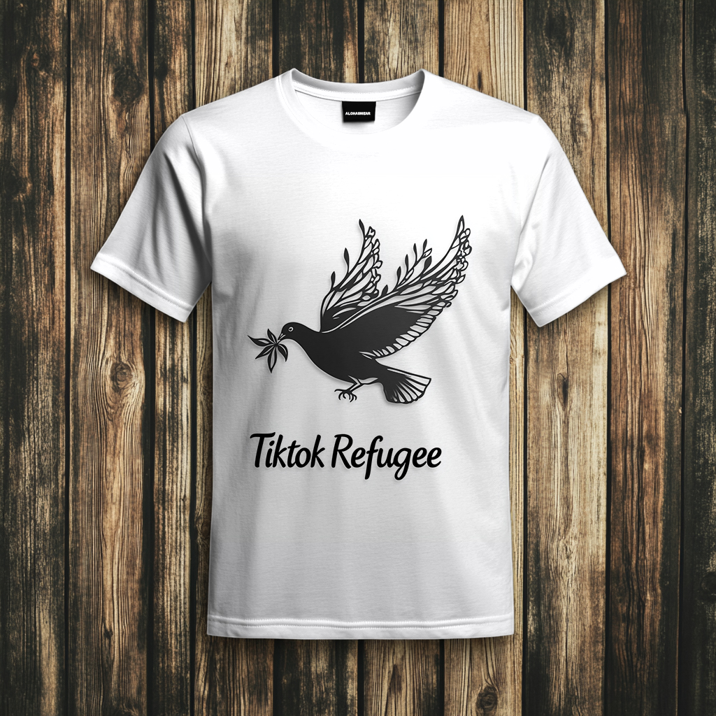 Refugee T-Shirt Men's Fashion high quality 