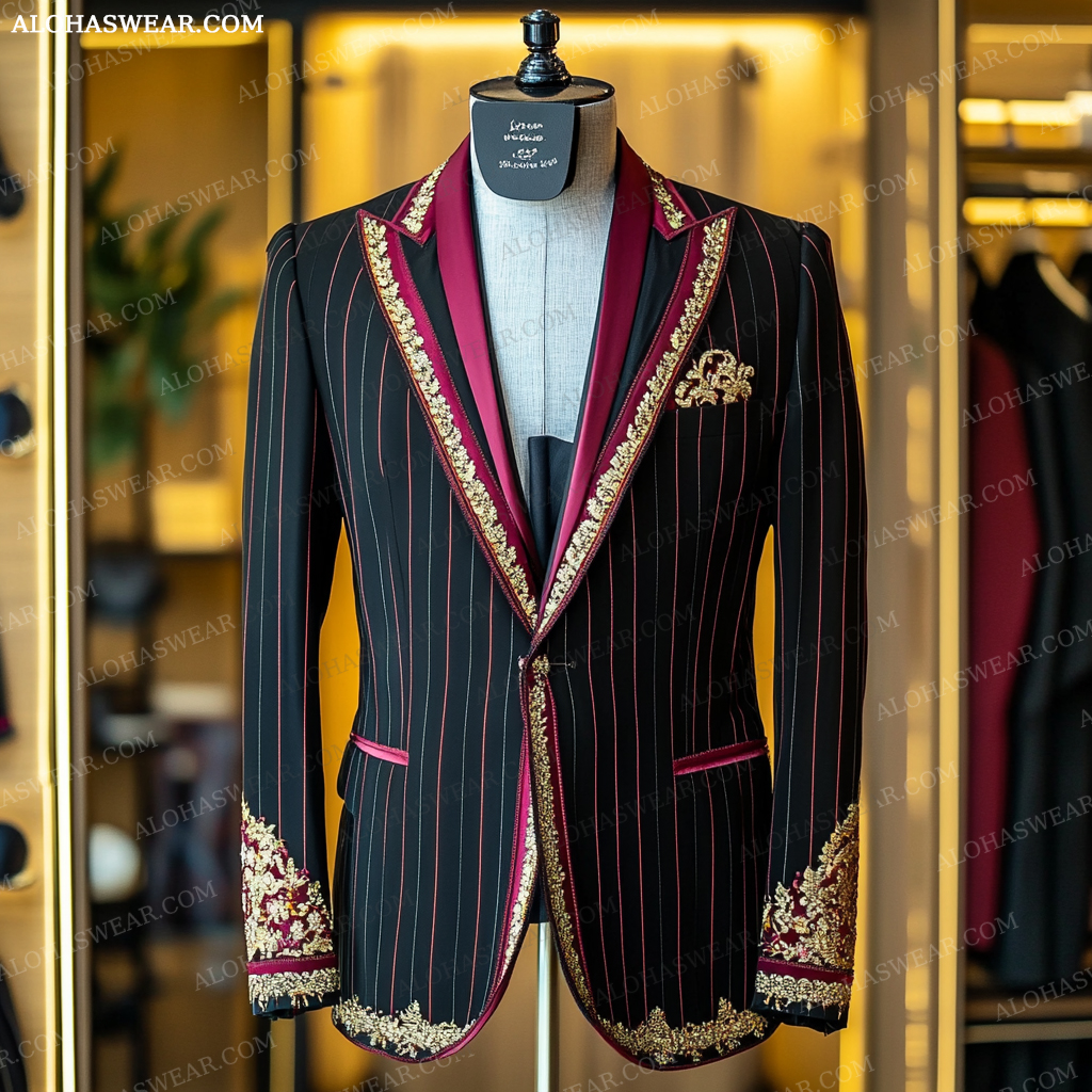 Luxury Suit Jacket Limited sale Fashion Men's High quality