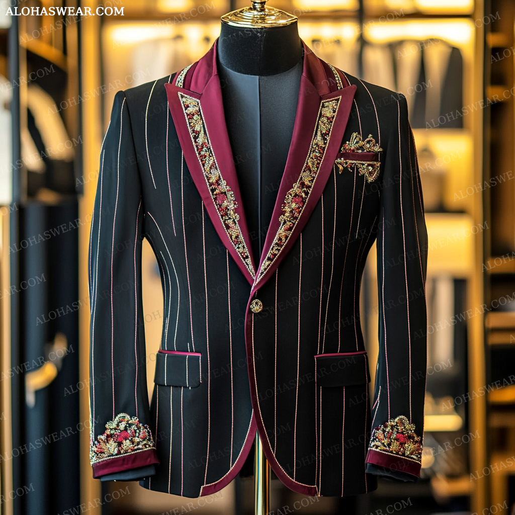 Luxury Suit Jacket Limited sale Fashion Men's High quality