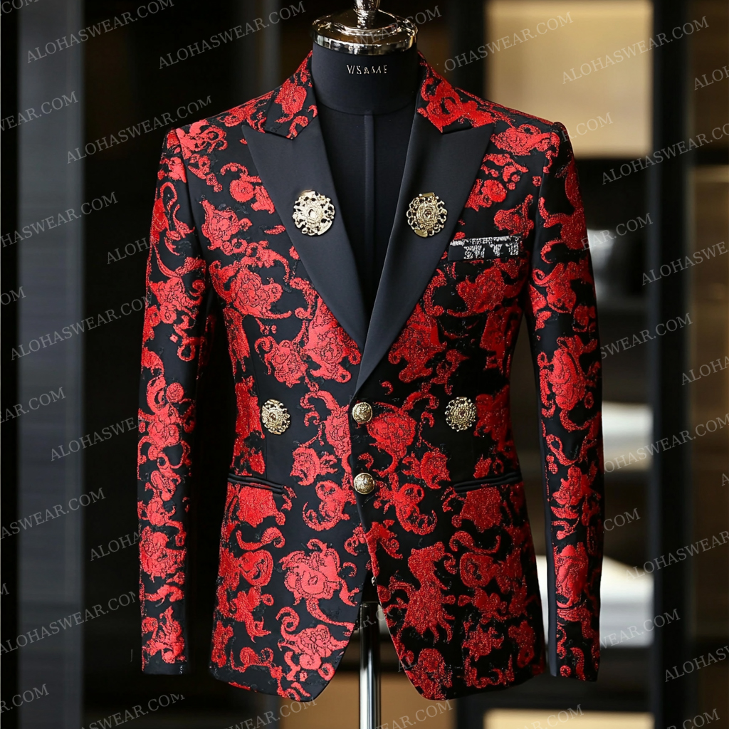 Luxury Suit Jacket Limited sale Fashion Men's High quality