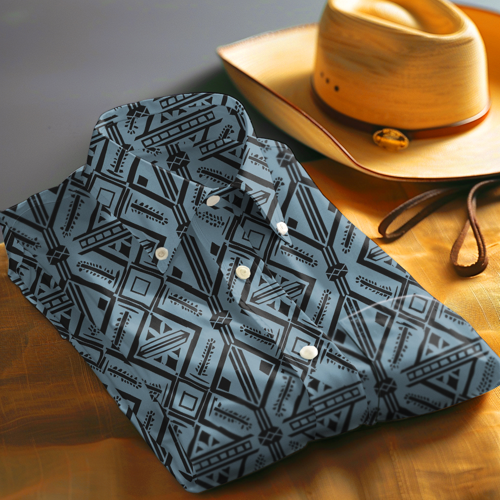 Paisley Western Styles Men fashion 100% Cotton Shirt Premium Fabric