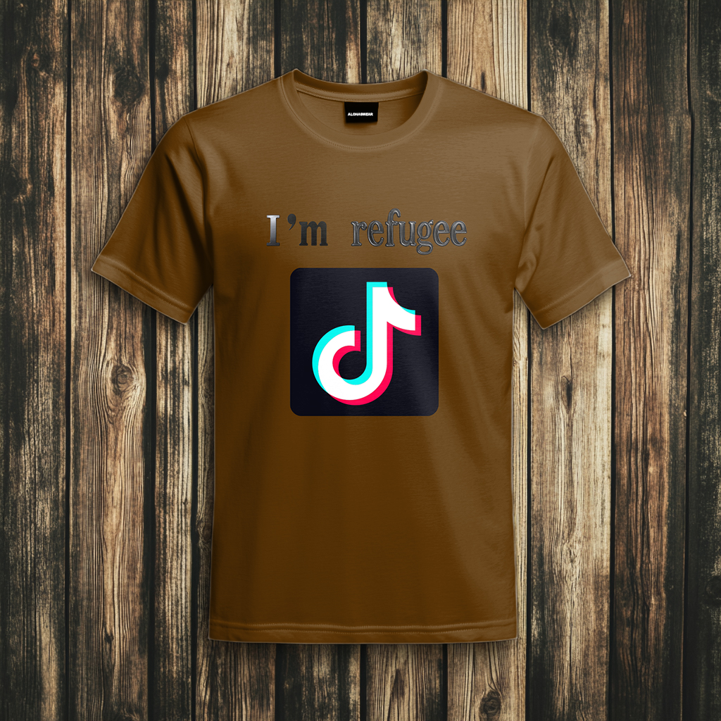Refugee T-Shirt Men's Fashion high quality