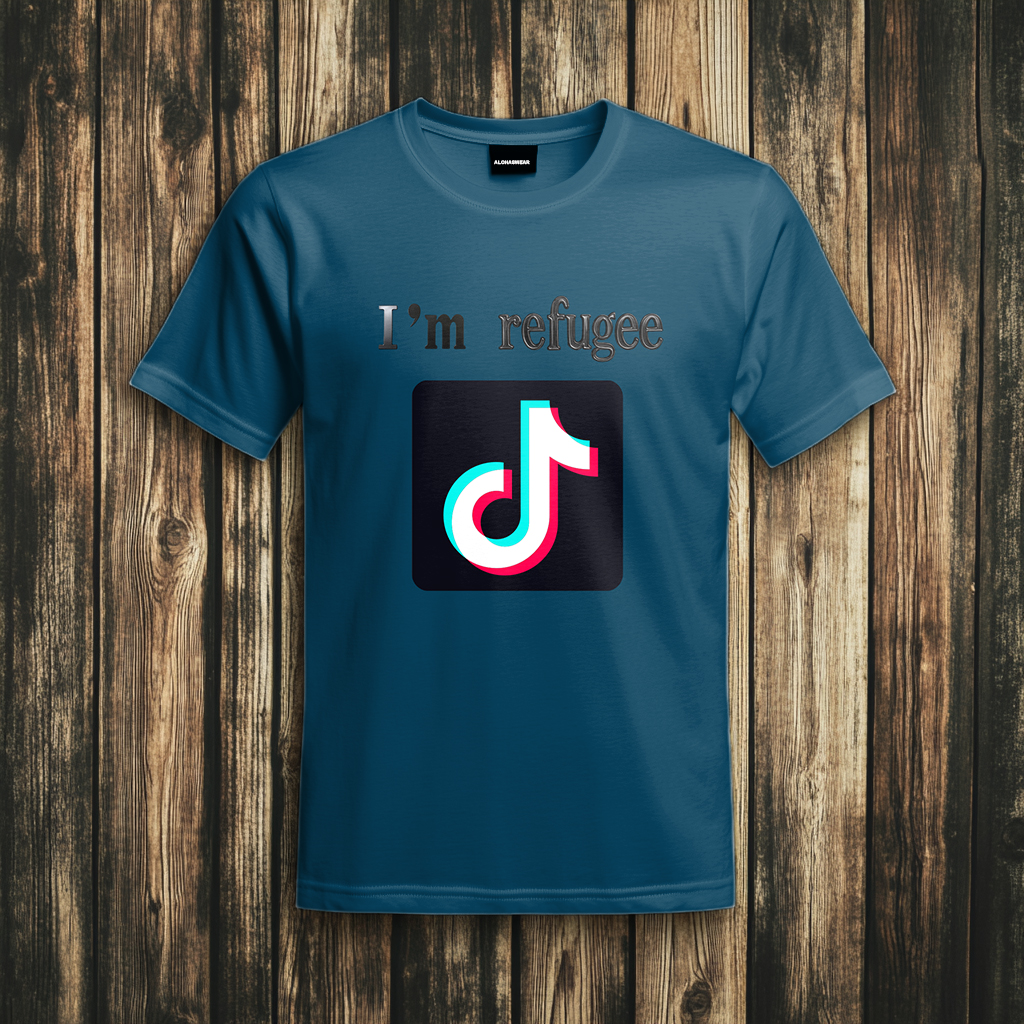 Refugee T-Shirt Men's Fashion high quality