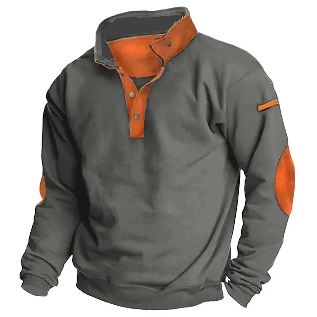 Western Sweatshirt Hoodies Fleece-lined high quality high elasticity