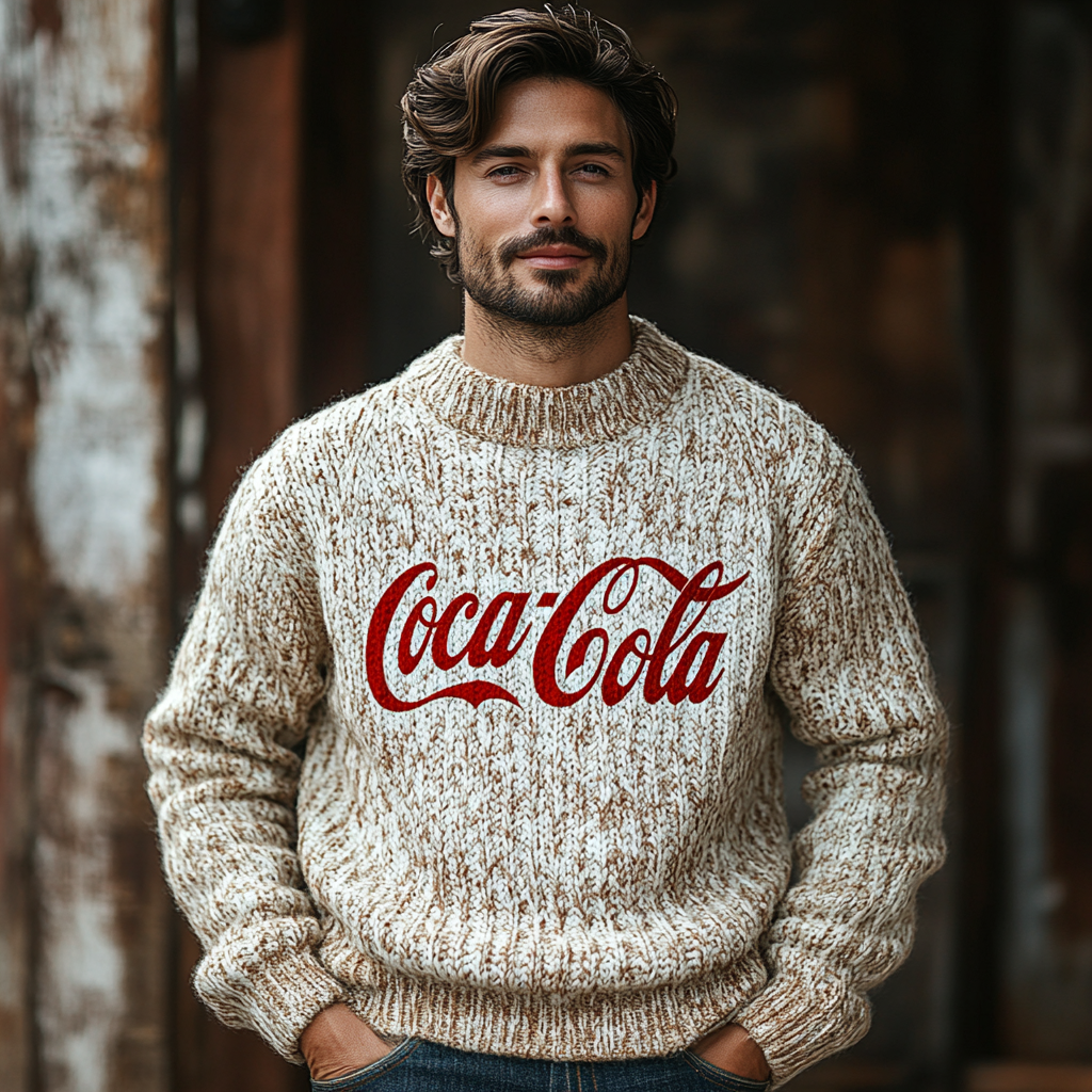 Coca-Cola Comfortable High quality Exclusive design Men‘s Fashion Sweater Sweatshirt 