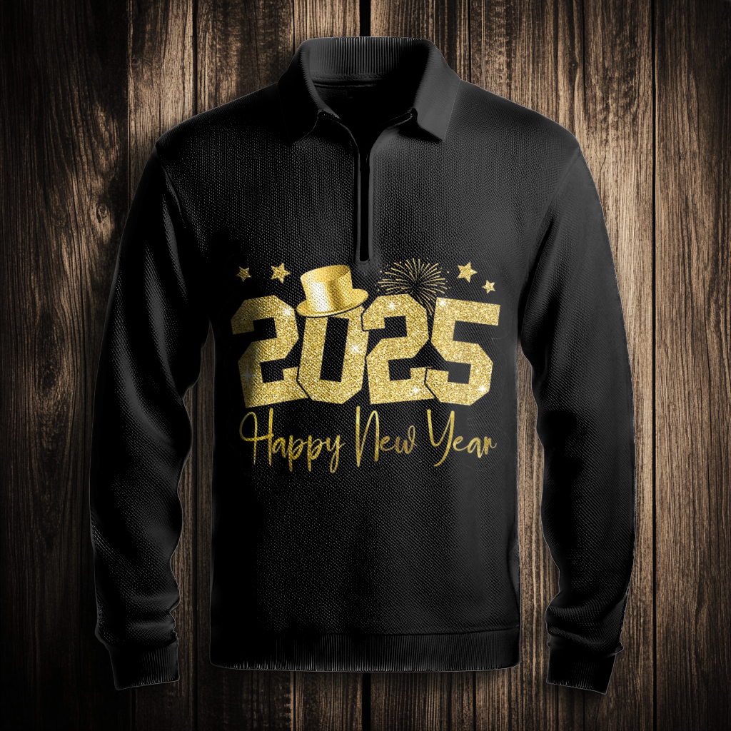 Western Half zip Sweater Sweatshirt Men‘s Fashion 