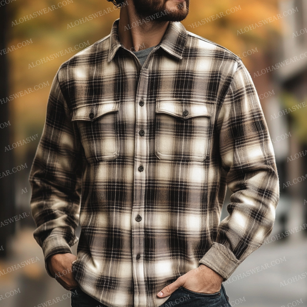 Flannel Shirt 🔥Warm Men's Fashion High quality