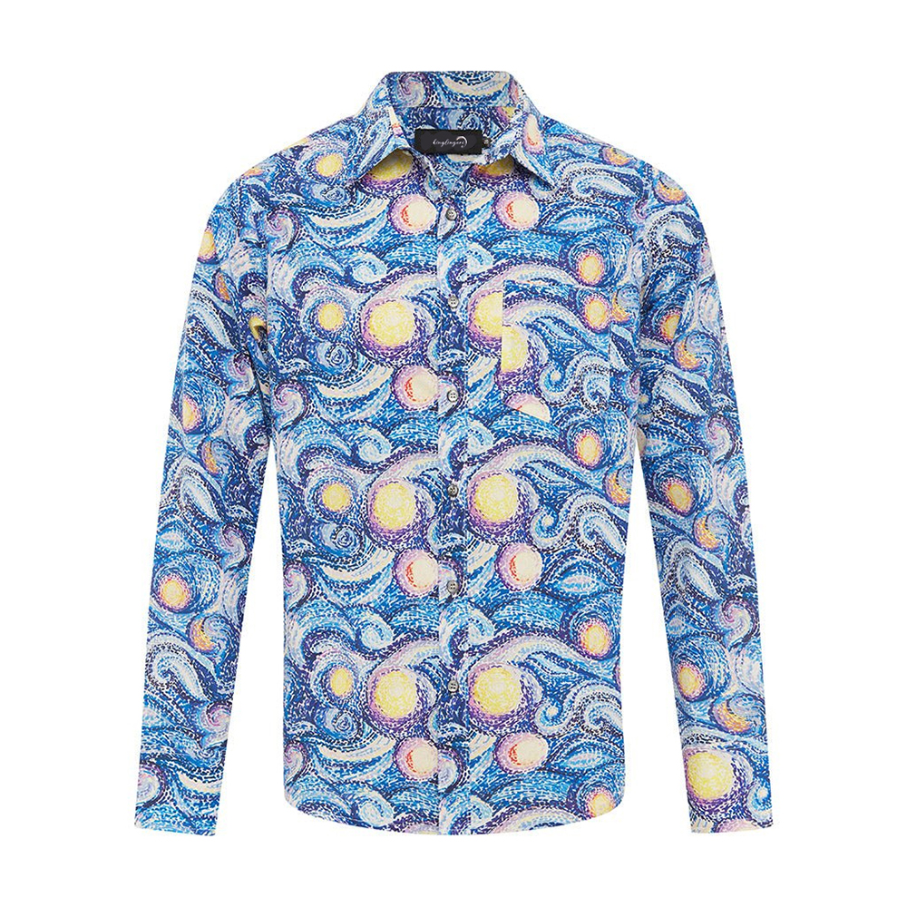 Casual hot-selling fashion high-quality long-sleeved shirts