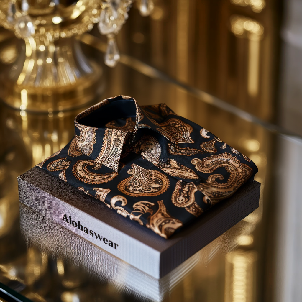 Paisley Palace aristocratic Luxury men's fashion high quality Suits shirt