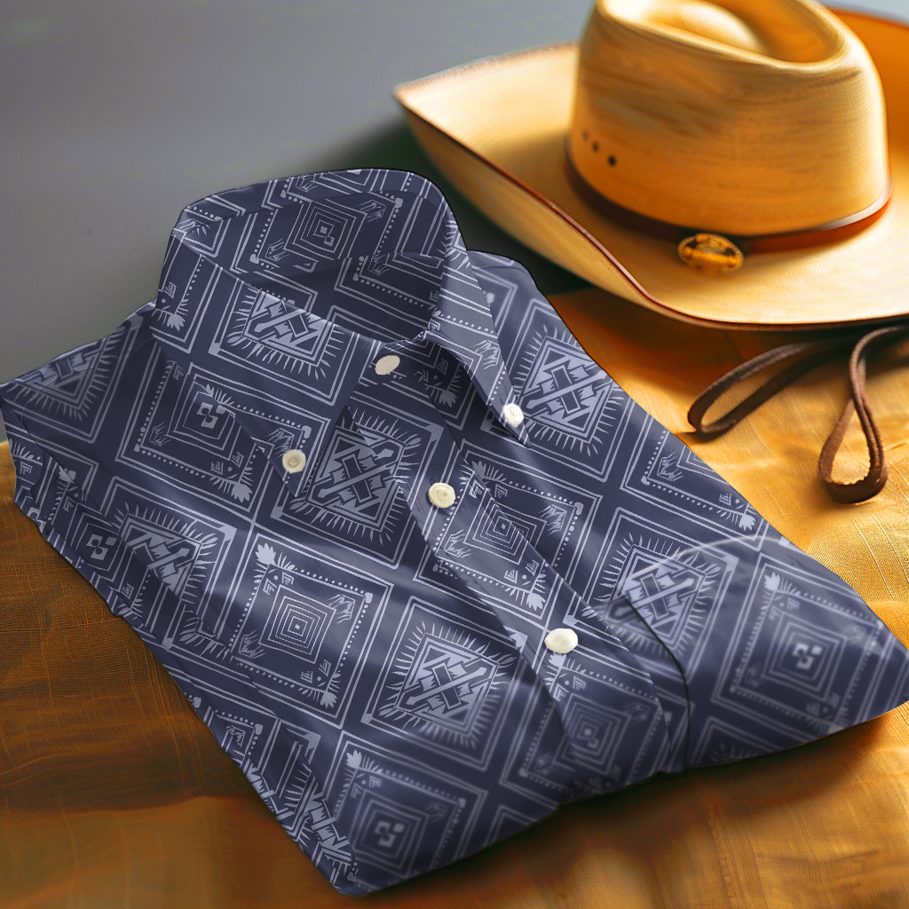 Aztec Western Styles Men fashion 100% Cotton Shirt Premium Fabric