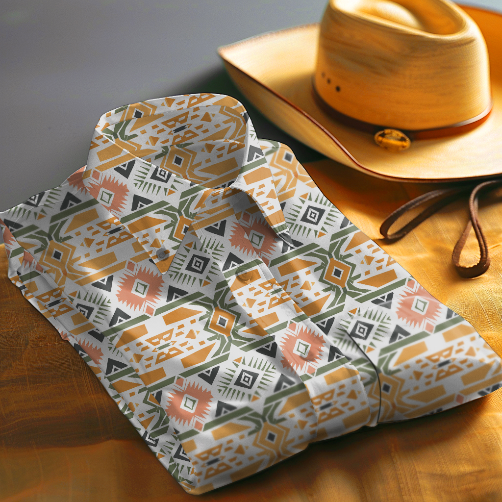 Aztec Western Styles Men fashion 100% Cotton Shirt Premium Fabric