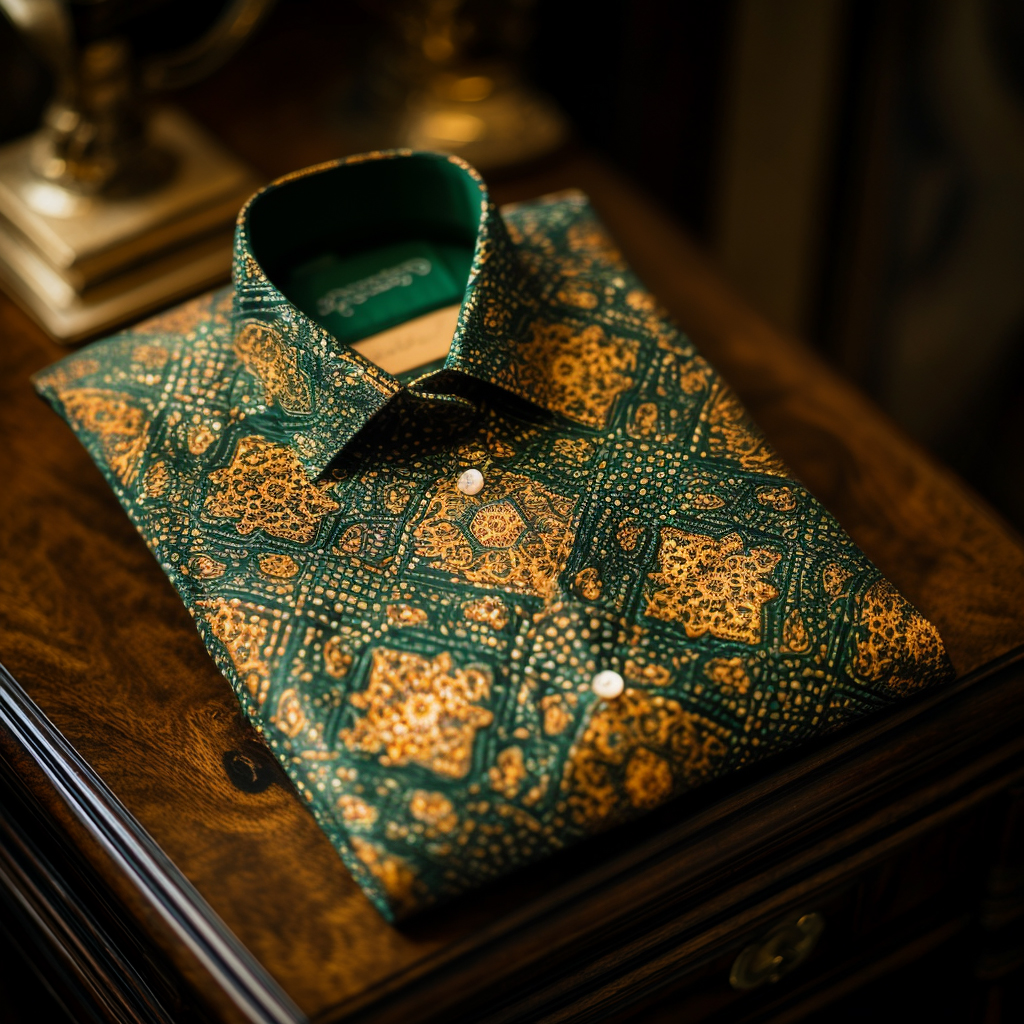 Moroccan Elegant Style men's fashion high quality Suits shirt