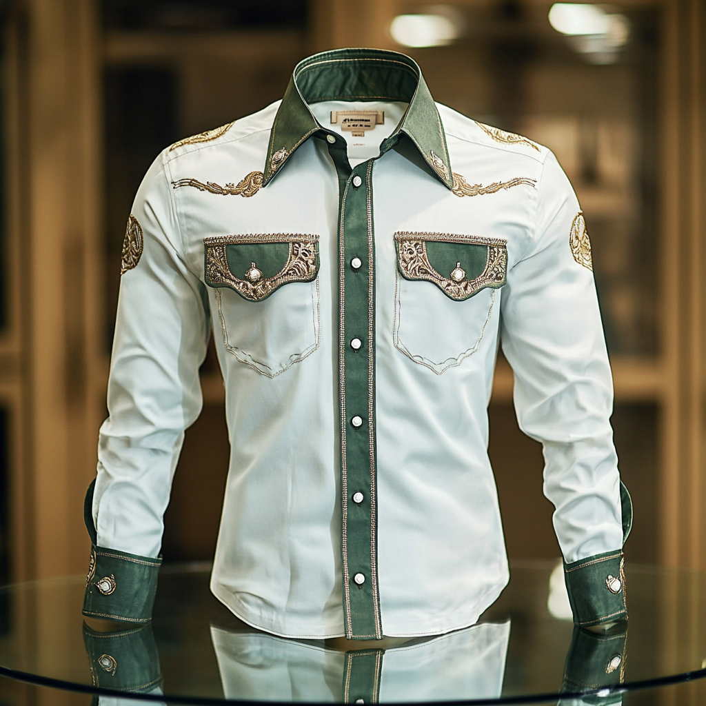 Vip business casual luxury silk versatile men's fashion suit long-sleeved shirt