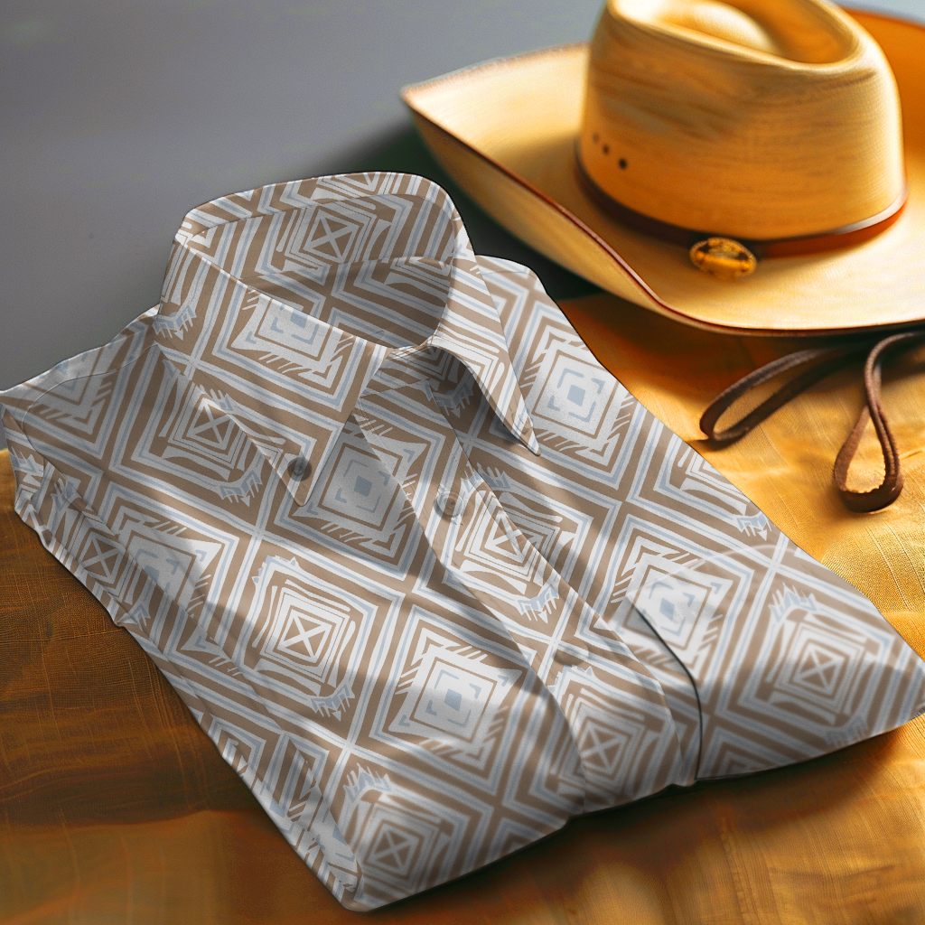 Aztec Western Styles Men fashion 100% Cotton Shirt Premium Fabric
