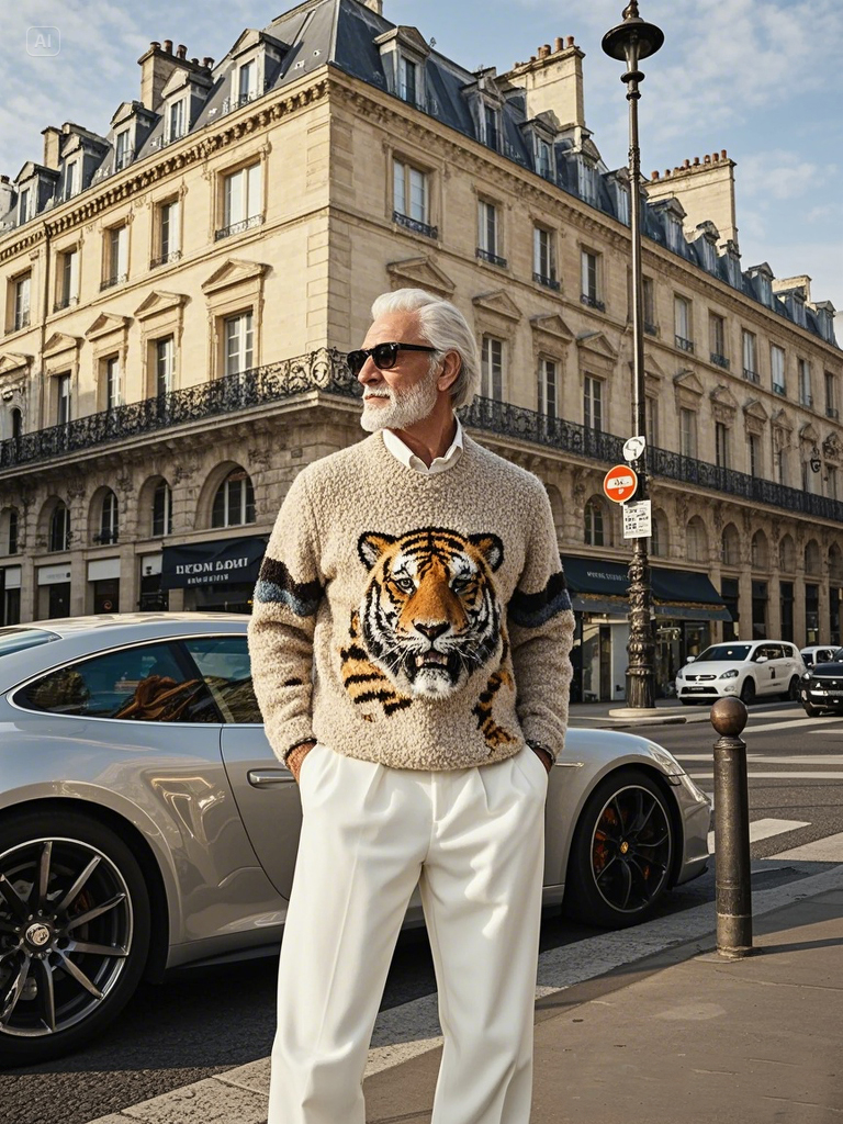 Luxury Warm Sweater Exclusive design Men‘s Fashion Brand sweatshirt 