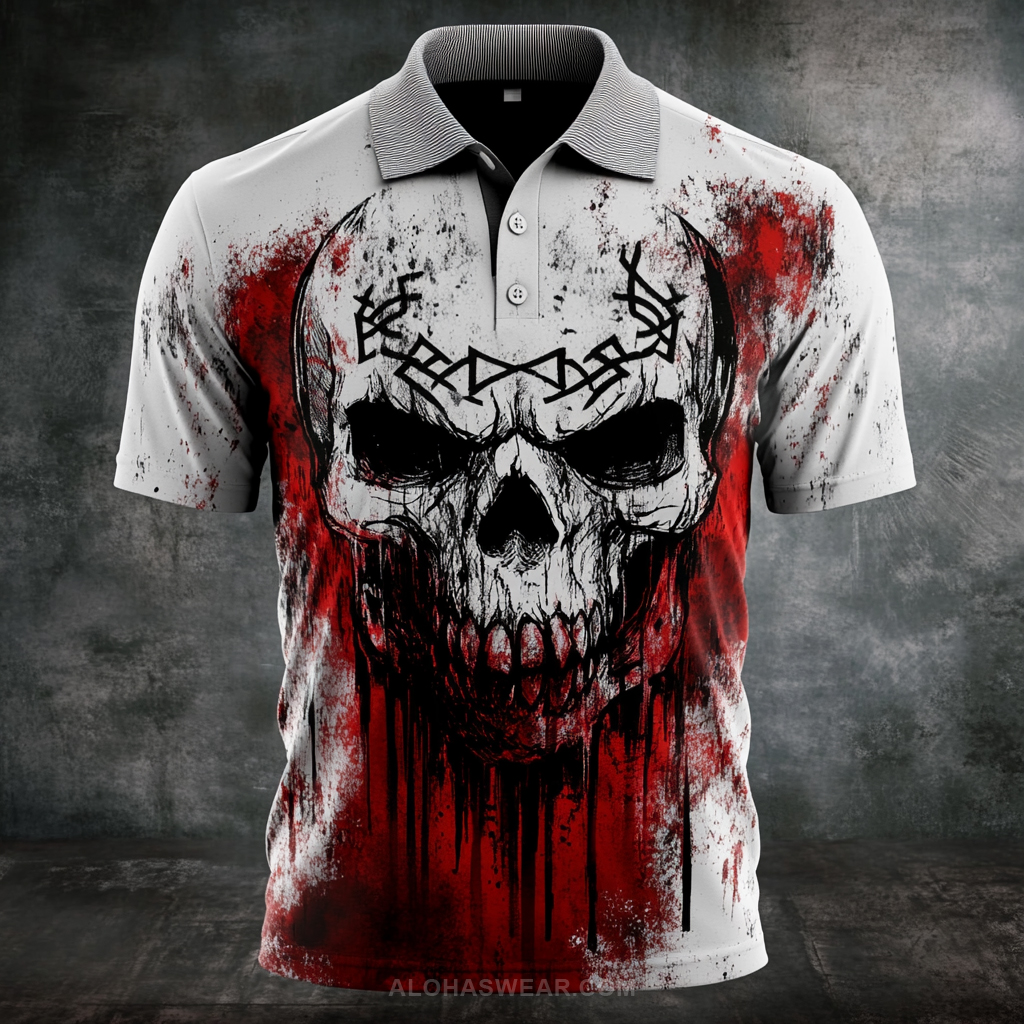 Men's Viking Business Short Polo Shirt