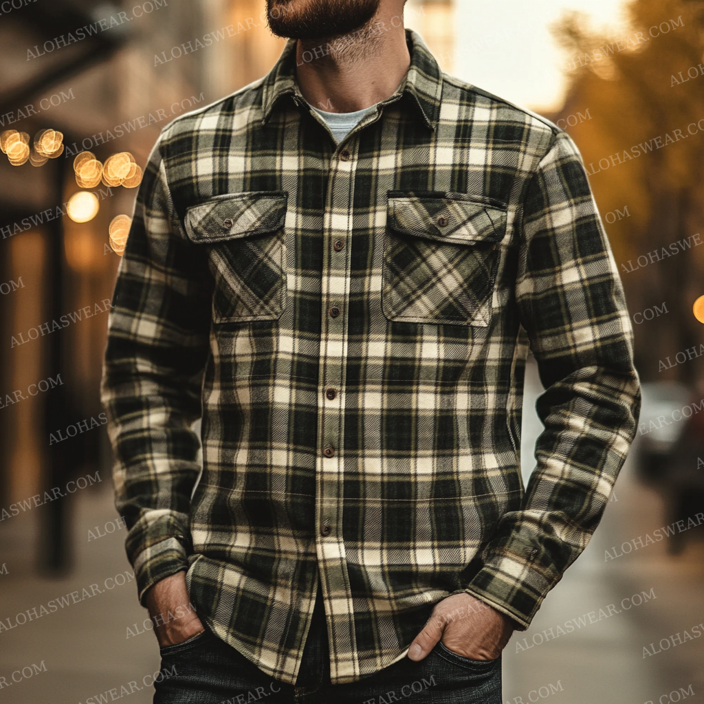 Flannel Shirt 🔥Warm Men's Fashion High quality