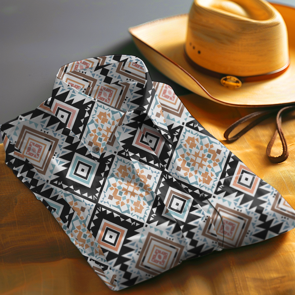 Aztec Western Styles Men fashion 100% Cotton Shirt Premium Fabric
