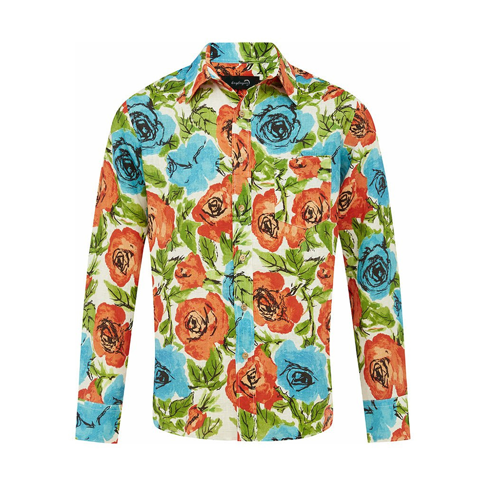 Casual hot-selling fashion high-quality long-sleeved shirts