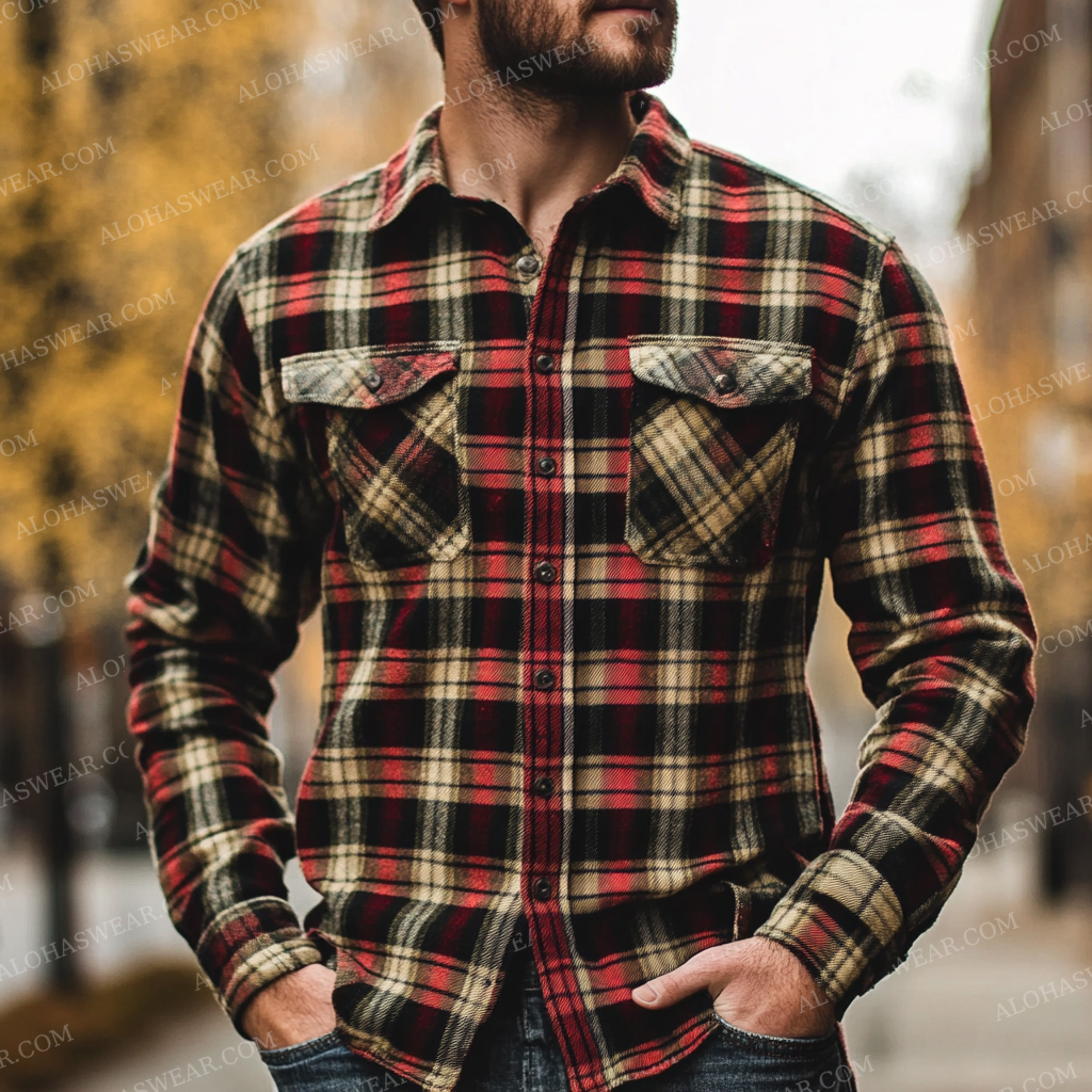 Flannel Shirt 🔥Warm Men's Fashion High quality