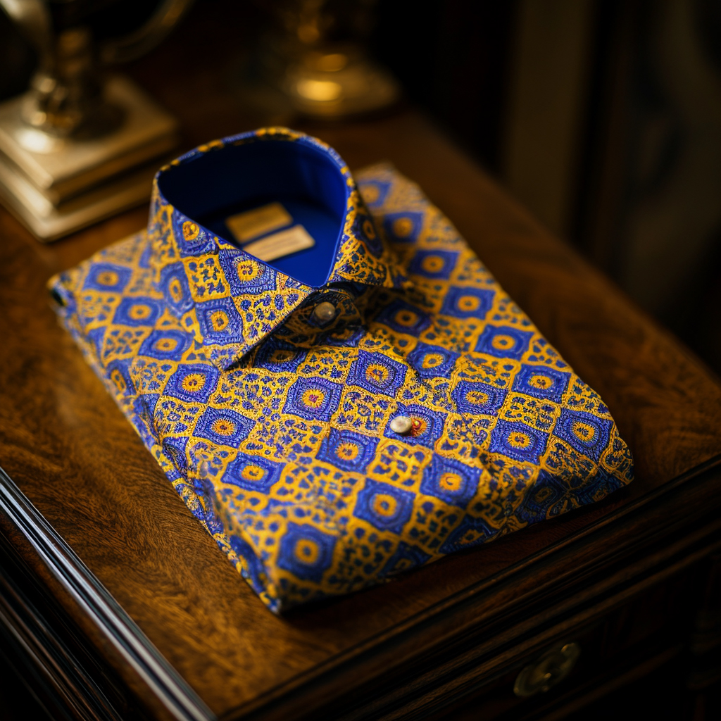 Moroccan Elegant Style men's fashion high quality Suits shirt