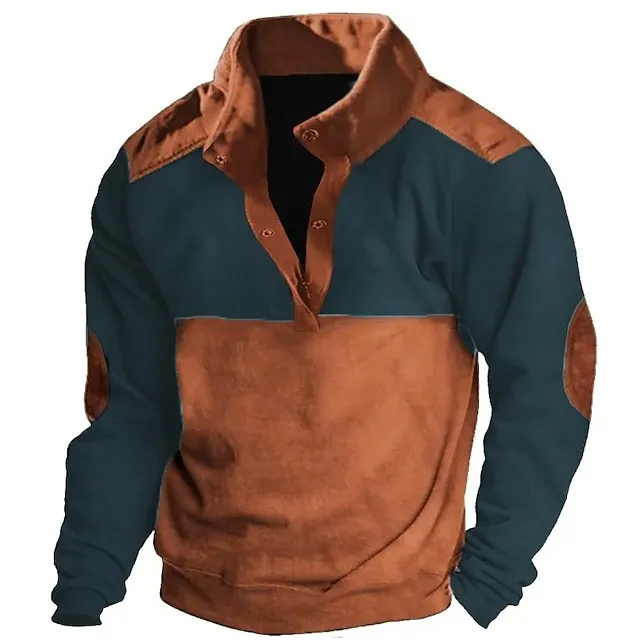 Western Sweatshirt Hoodies Fleece-lined high quality high elasticity