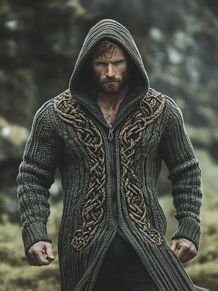 Western Viking Sweater Sweatshirt Men‘s Fashion 