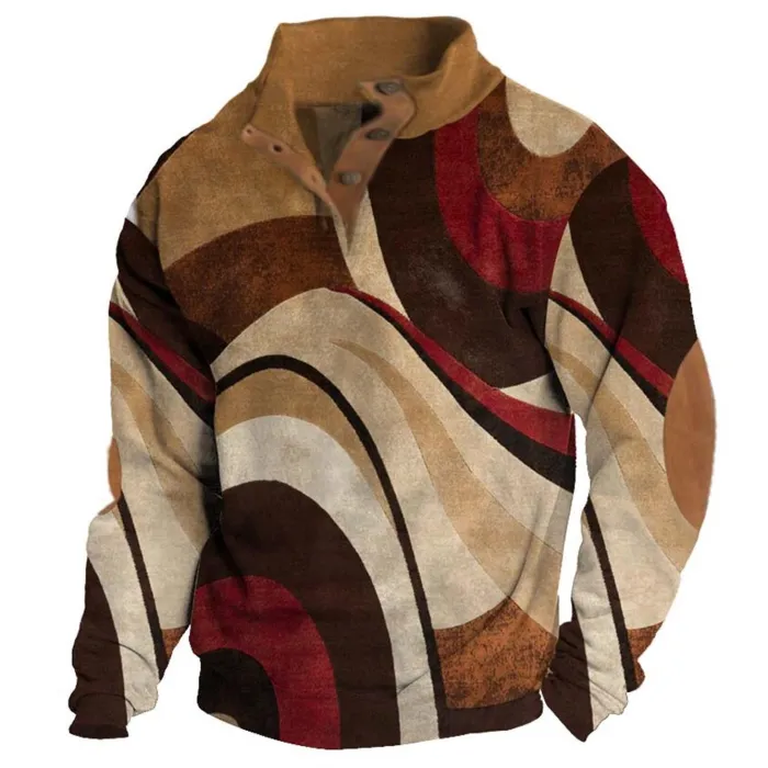 Western Sweatshirt Hoodies Fleece-lined high quality high elasticity