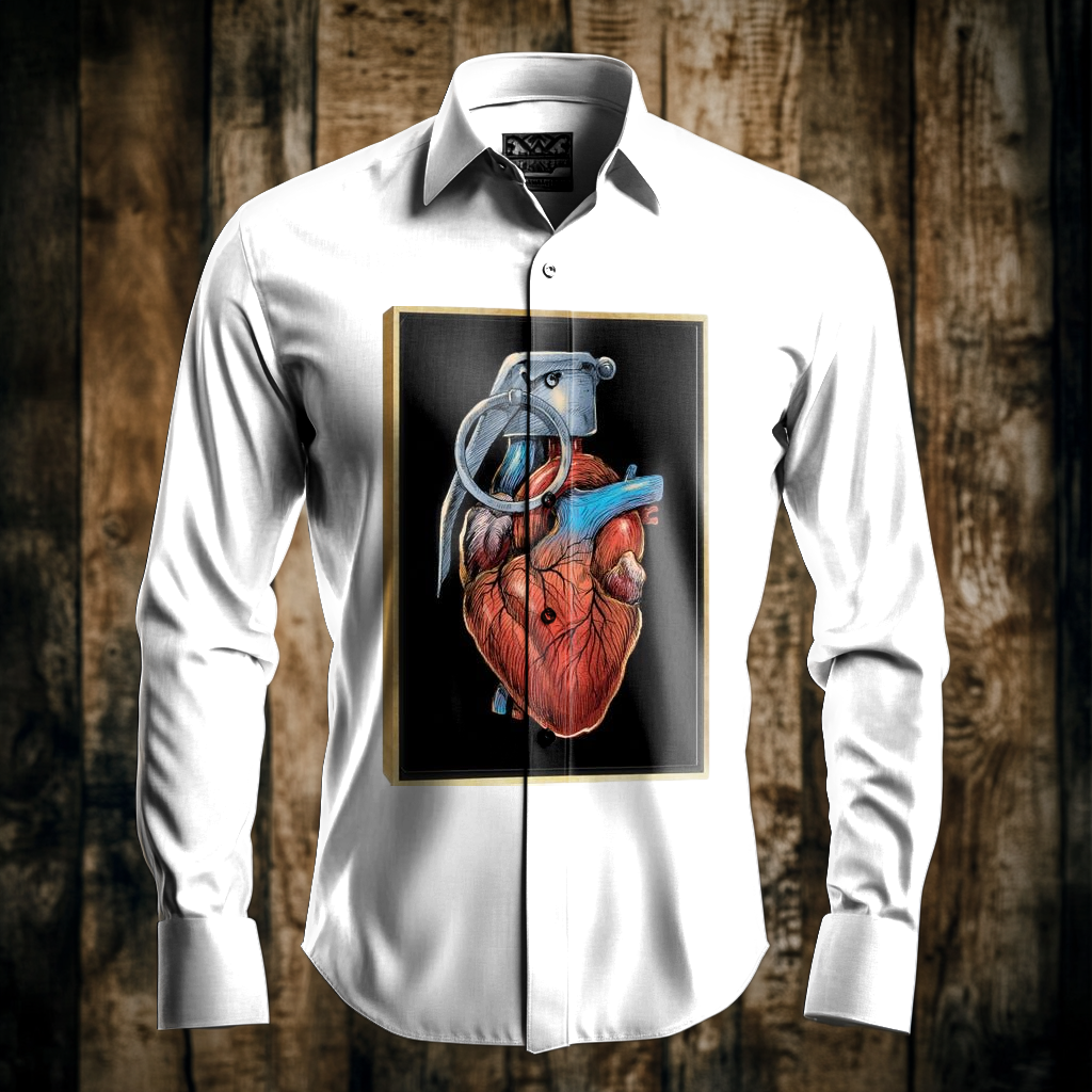 Western Styles Aztec Long Sleeve Shirt High Elasticity 