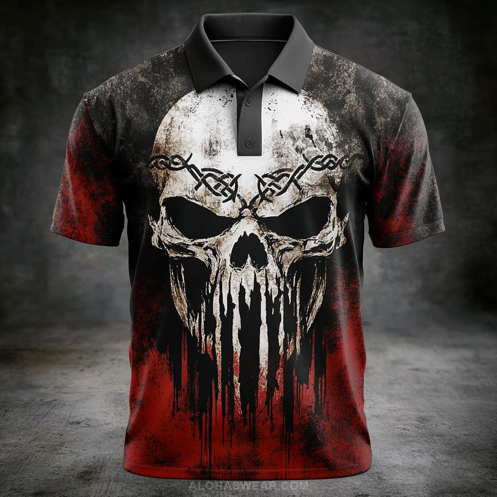 Men's Viking Business Short Polo Shirt