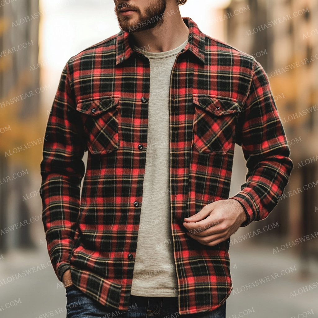 Flannel Shirt 🔥Warm Men's Fashion High quality