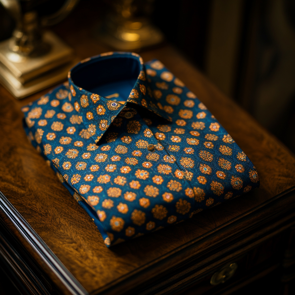 Moroccan Elegant Style men's fashion high quality Suits shirt