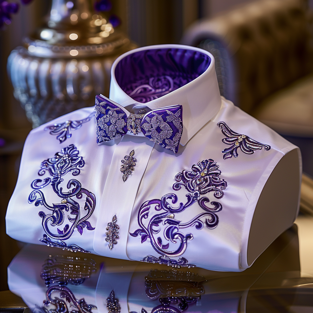 Vip business casual luxury versatile men's fashion suit long-sleeved shirt