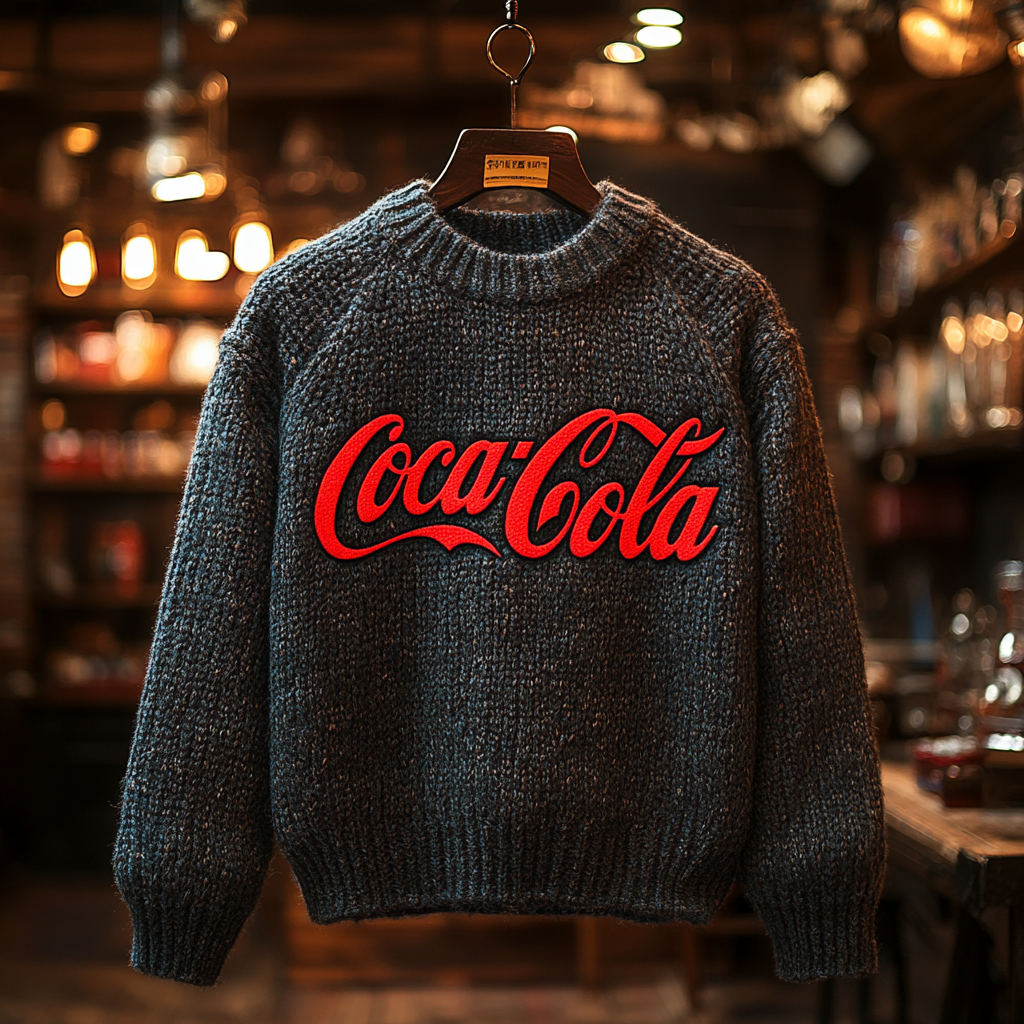 Coca-Cola Comfortable High quality Exclusive design Men‘s Fashion Sweater Sweatshirt 