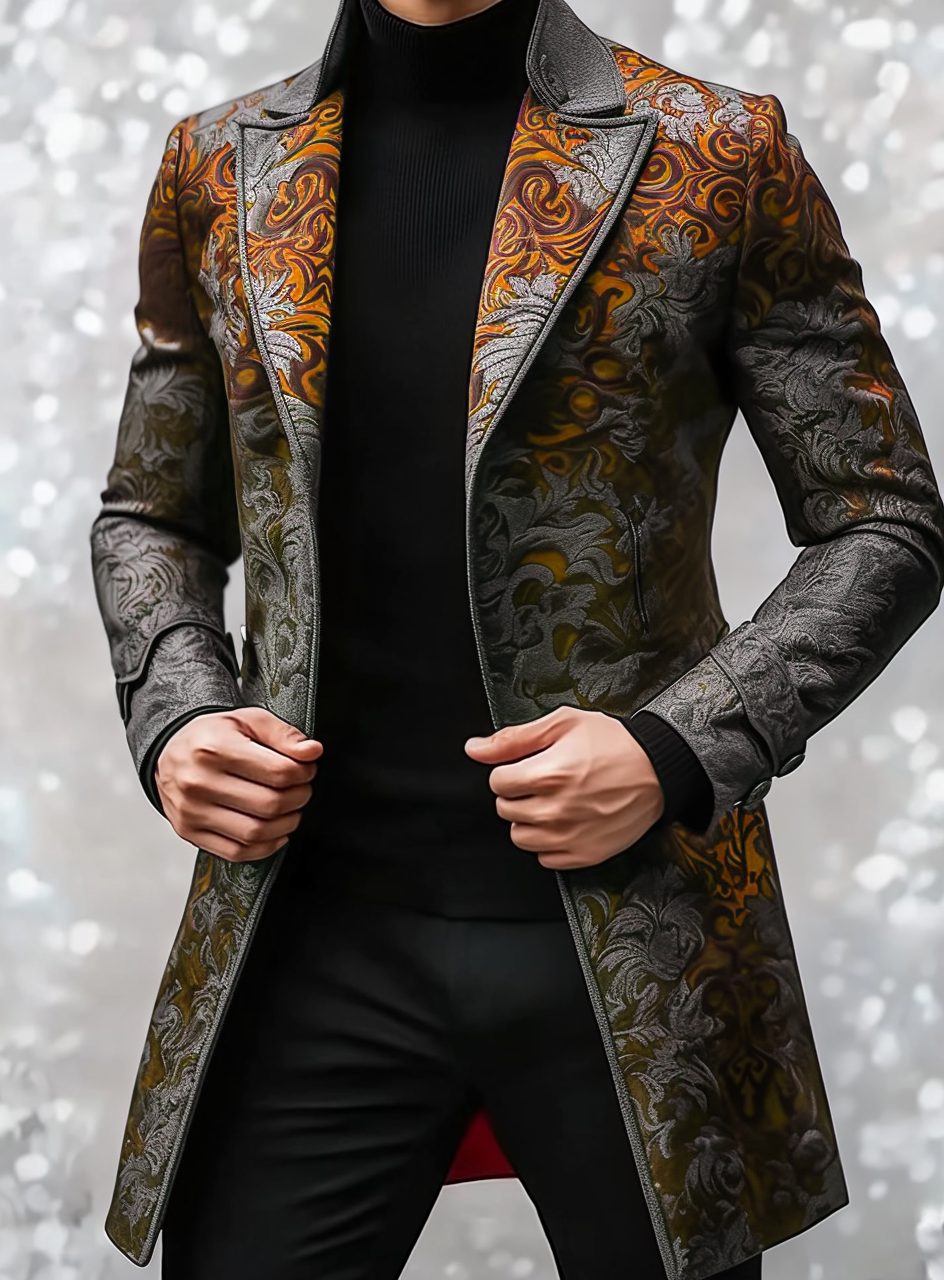 Casual Versatile Limited sale Men's Fashion High quality Jacket Coat