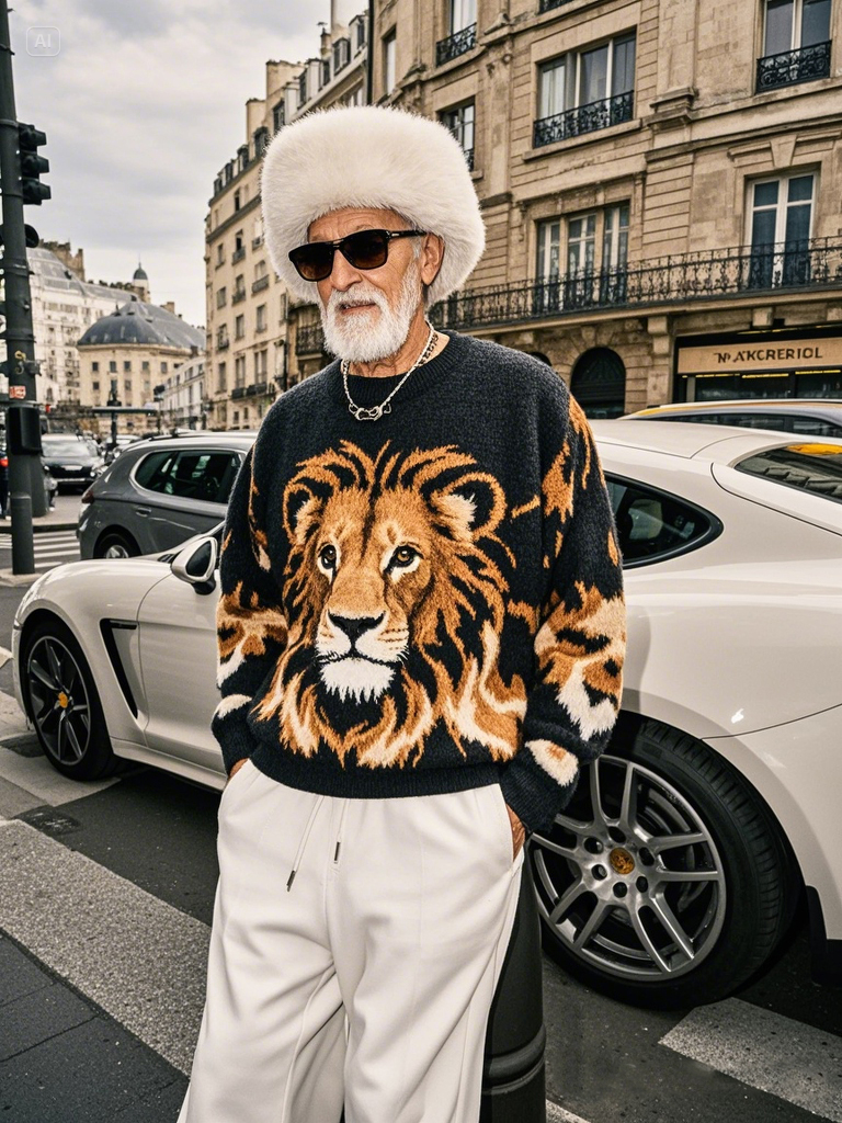 Luxury Warm Sweater Exclusive design Men‘s Fashion Brand sweatshirt 