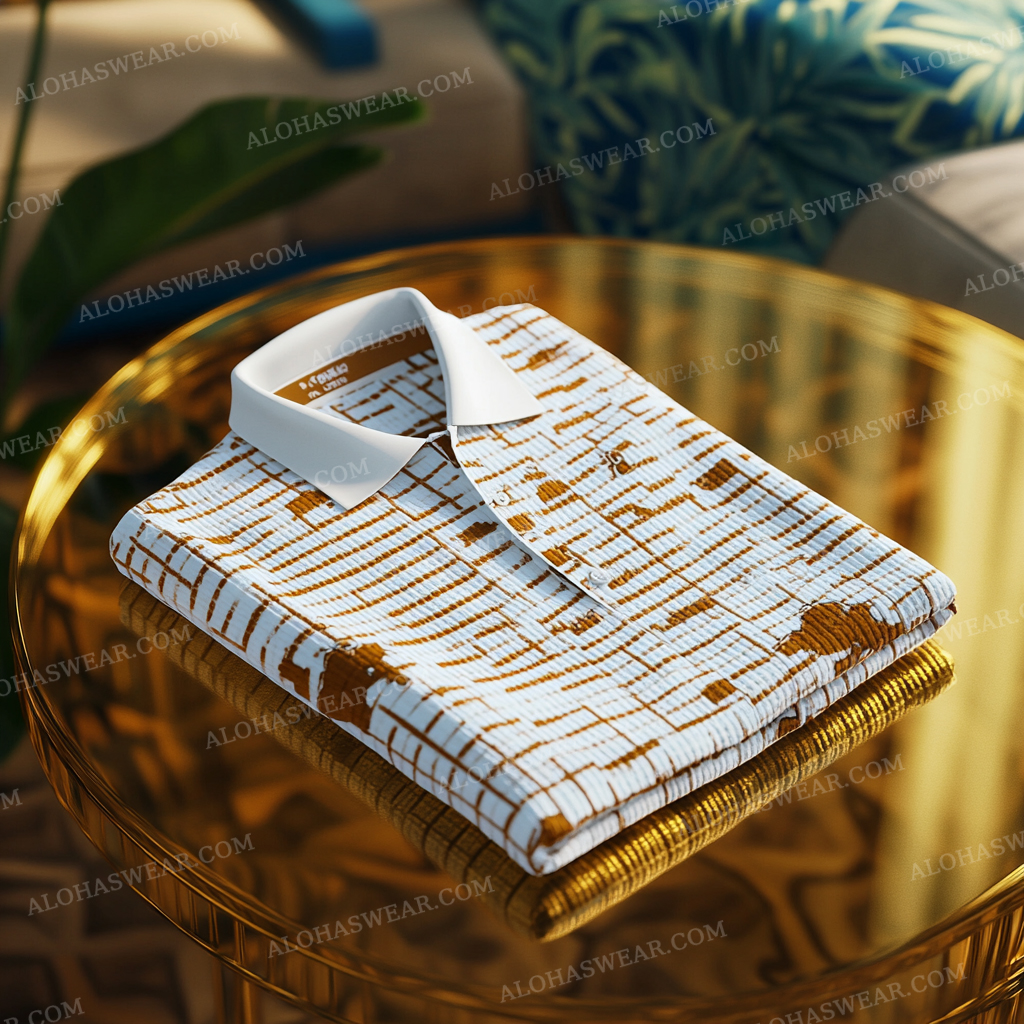 2025 Luxury Waffle Men's Fashion High-end Polo Shirt