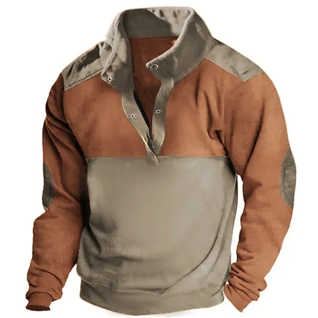 Western Sweatshirt Hoodies Fleece-lined high quality high elasticity