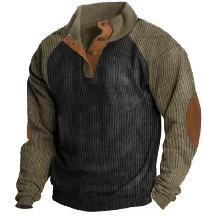 Western Sweatshirt Hoodies Fleece-lined high quality high elasticity
