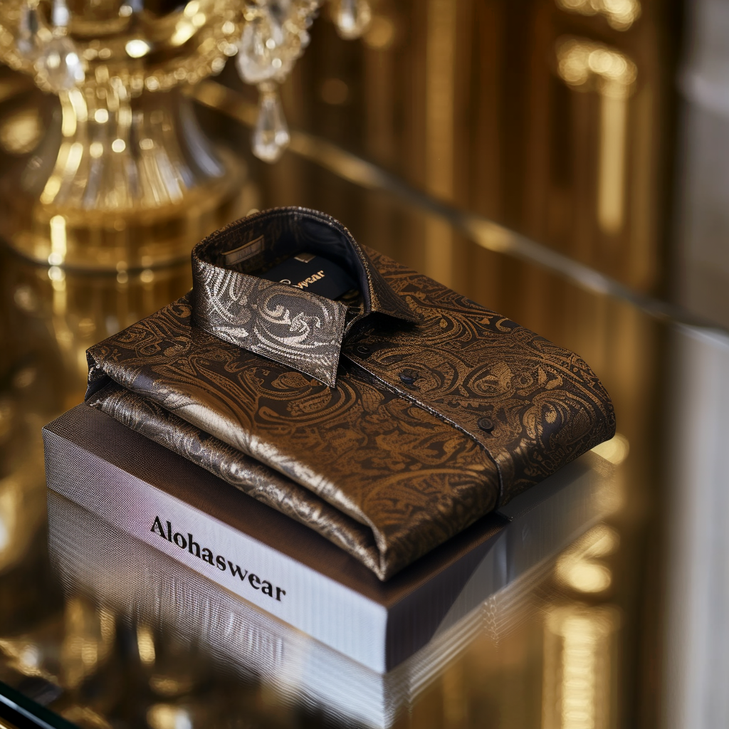 Palace aristocratic Luxury men's fashion high quality Suits shirt