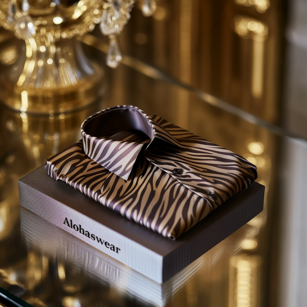 Zebra Palace aristocratic Luxury men's fashion high quality Suits shirt