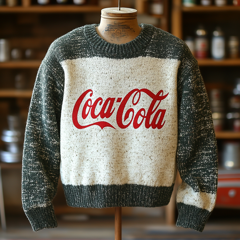 Coca-Cola Comfortable High quality Exclusive design Men‘s Fashion Sweater Sweatshirt 