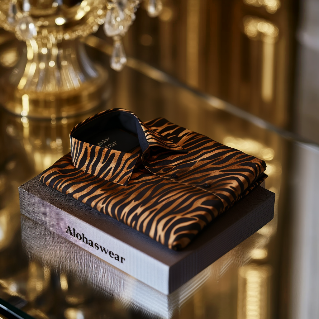 Zebra Palace aristocratic Luxury men's fashion high quality Suits shirt