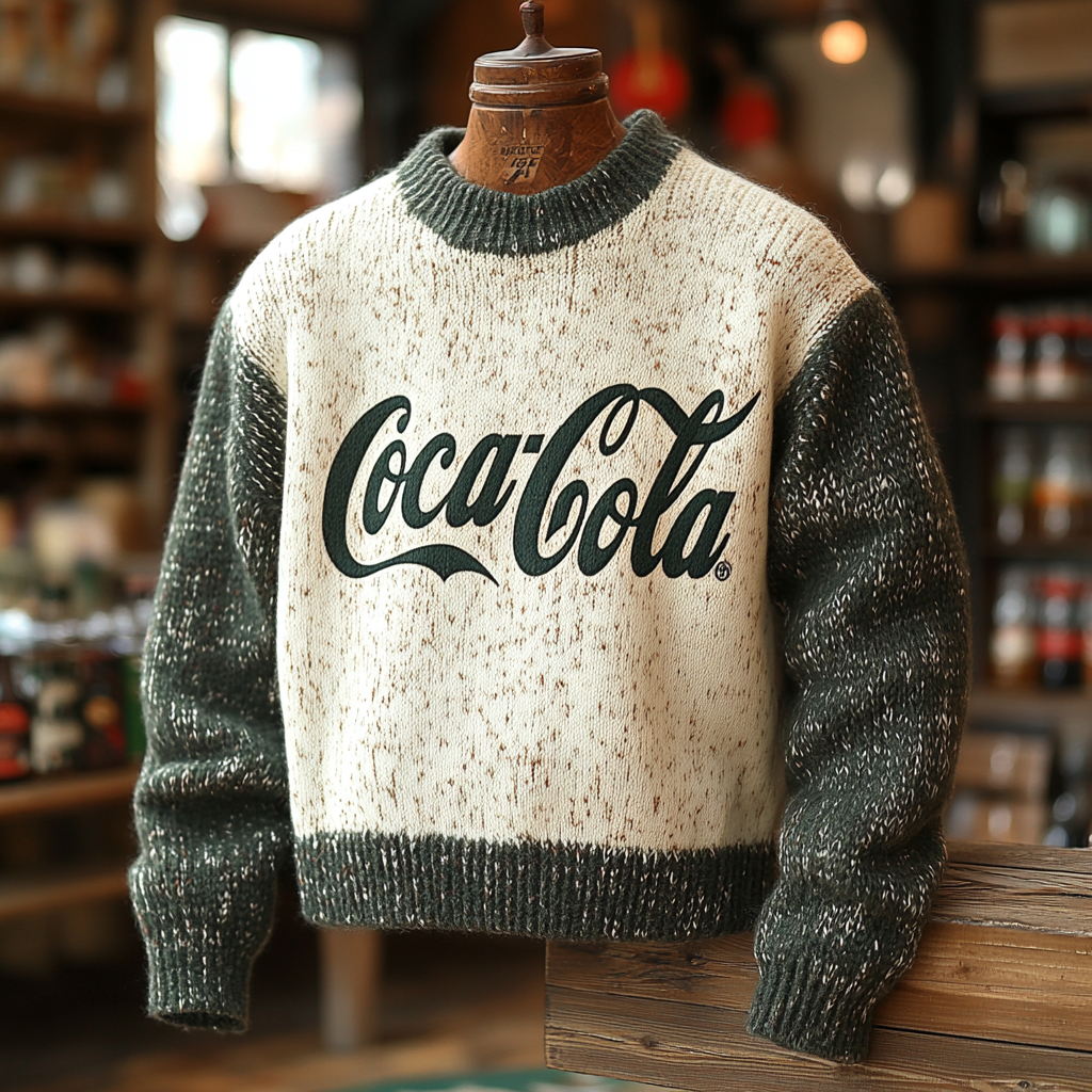 Coca-Cola Comfortable High quality Exclusive design Men‘s Fashion Sweater Sweatshirt 