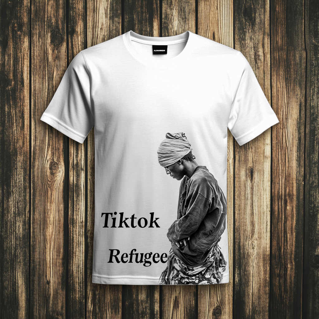 Refugee T-Shirt Men's Fashion high quality 