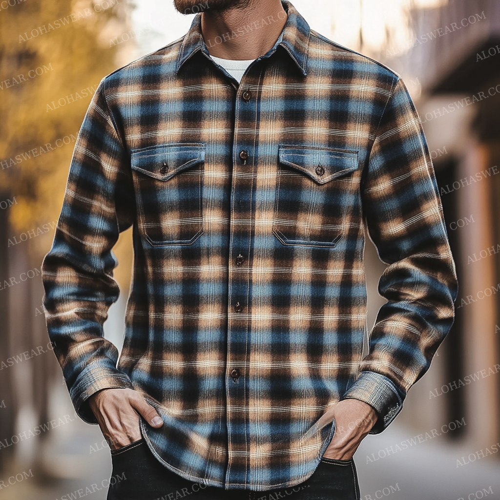 Flannel Shirt 🔥Warm Men's Fashion High quality