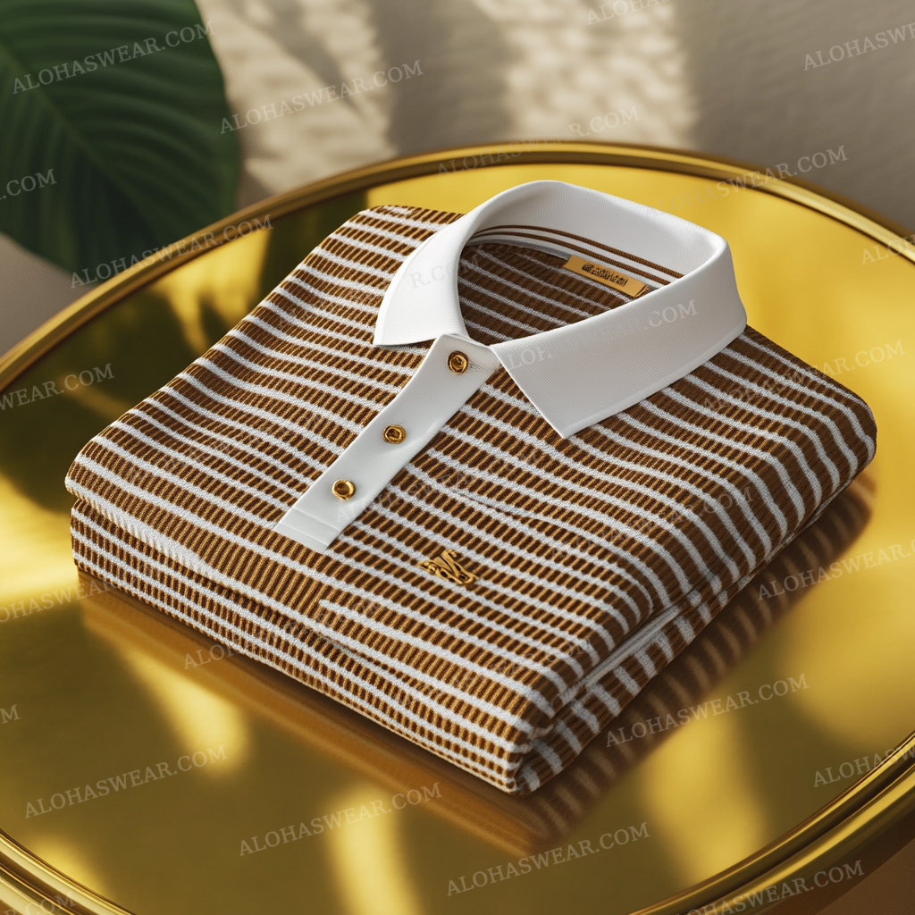 2025 Luxury Waffle Men's Fashion High-end Polo Shirt